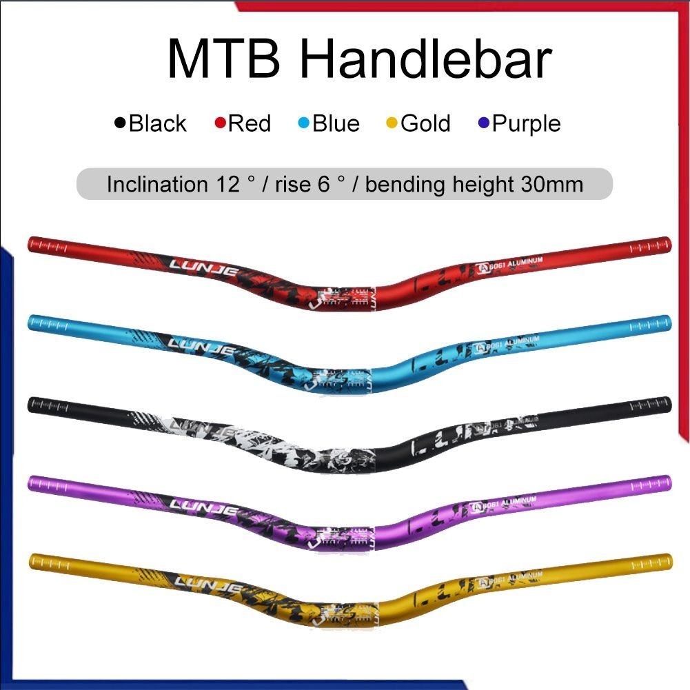 แฮนด์จักรยานอลูมิเนียมอัลลอยด์ Swallow Handle XC/AM off-road 720/780 มม.Downhill Handlebar แนวนอนขี่จักรยานอุปกรณ์เสริม