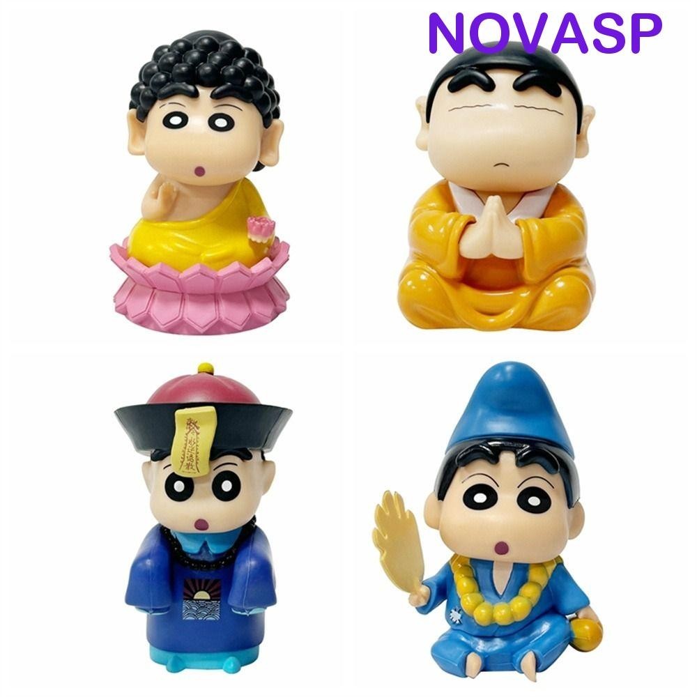 Novasp รูปเครยอนชินจัง, Cos Lord Buddha การ์ตูน Shinnosuke Nohara รูป, ของขวัญวันเกิดของเล่น PVC รูปปั้นอะนิเมะเครื่องประดับรถ