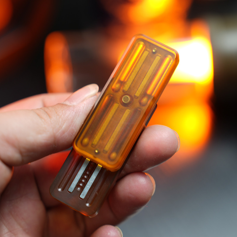 Cnedc Rebound PEI เหรียญเชิงกล EDC ย่อหน้า Push Slider ของเล่นอยู่ไม่สุขของเล่นบีบอัด