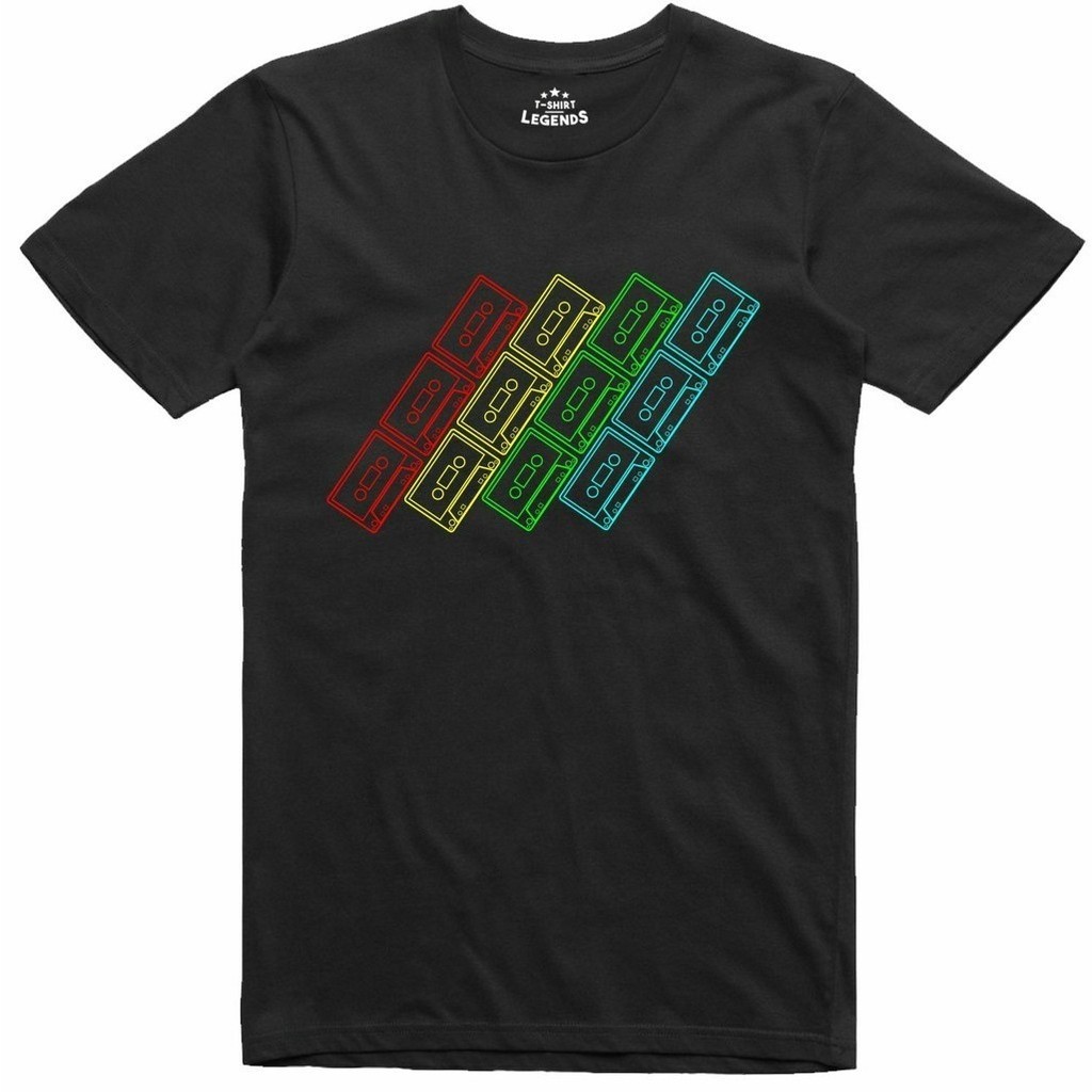 【COD】Cassette Audio Bande Spectre Couleurs Rétro Gamer 8 Bit Era T Shirt