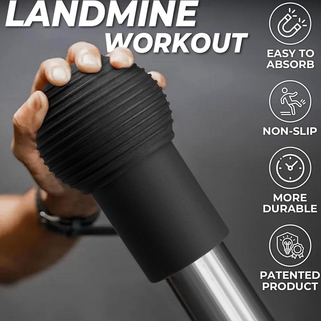 [juntzym] Barbell Barbell Base 2 นิ้ว Sturdy Silicone Ball Row