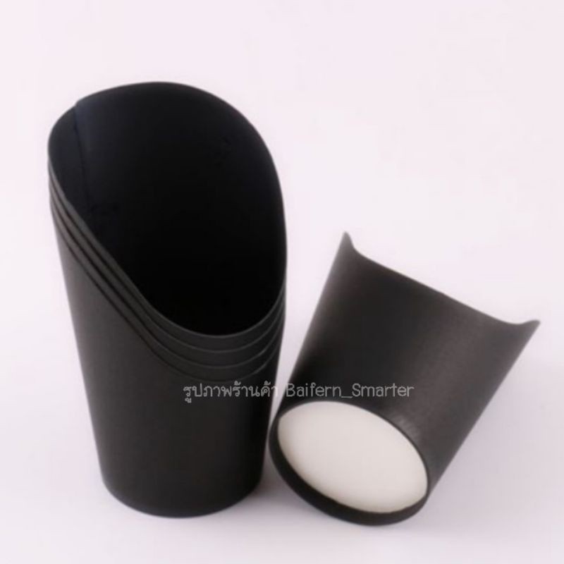 (ขายส่ง ยกลัง 1000ใบ) ถ้วยกระดาษวาฟเฟิลฮ่องกง กระกระดาษปากเฉียง สำหรับเพิ่มมูลค่าอาหาร จัดแต่งอาหาร ใส่อาหารอื่นๆ - รูปที่ 2