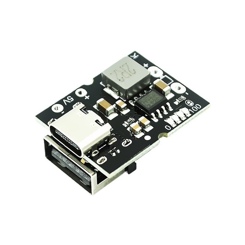 ความแม่นยําสูง 5V2A ชาร์จโมดูลแบบบูรณาการอินพุต Type-C ใช้งานร่วมกับ 4.2V แบตเตอรี่ลิเธียม 5V2A ชาร์จ Discharge โมดูลแบบบูรณาการเชื่อมโดยไม่ต้องเชื่อม