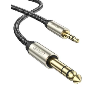 UGREEN รุ่น AV127 แจ๊คต่อสัญญาณ AUX 3.5mm to 6.35mm Aux Adapter Cable สายยาว 1-5 เมตร