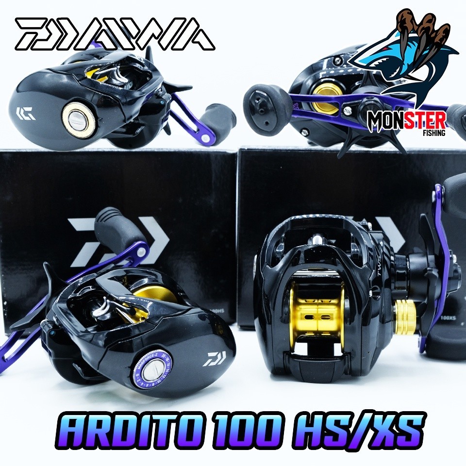 รอกหยดน้ำไดว่า DAIWA ARDITO 100 HS/XS (หมุนขวา รอบ 7.3:1/8.1:1)