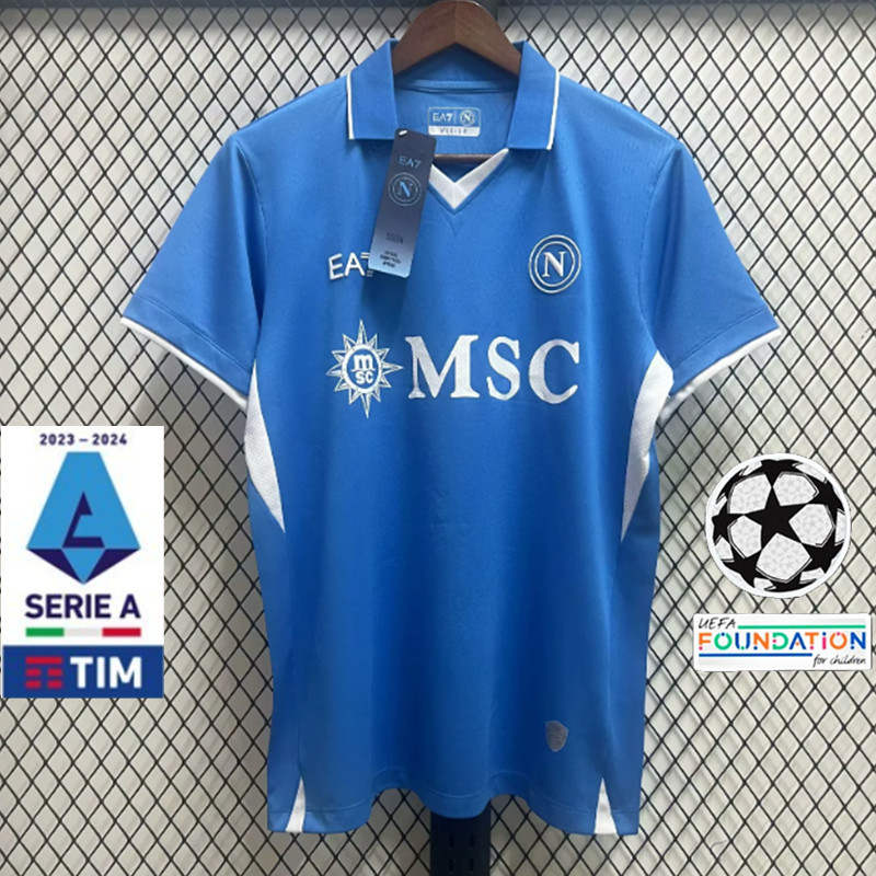 {S------4xl} 24/25 Naples Home เสื้อฟุตบอลผู้ชาย