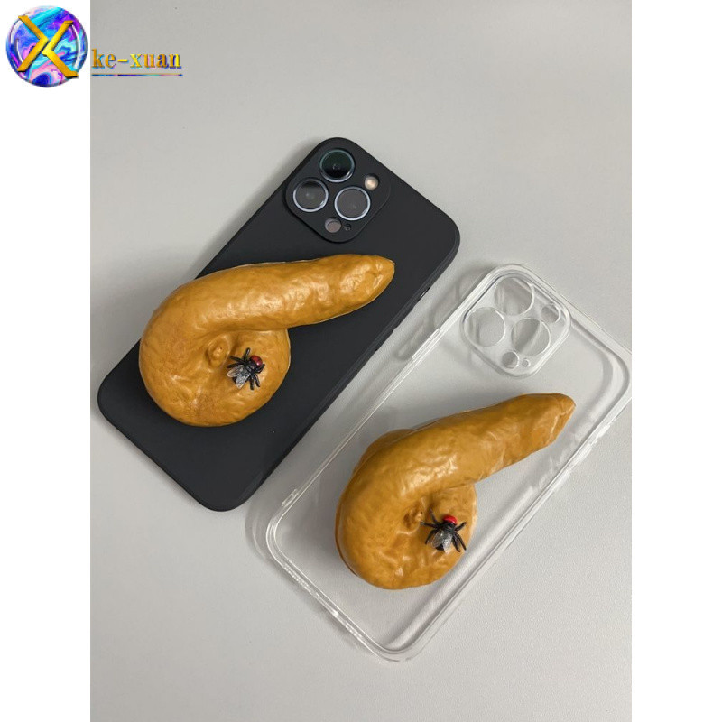หลอกอุจจาระสามมิติสำหรับ Samsung S23เคสโทรศัพท์ตลก s20fe/A53นุ่ม A71/a5a72 o6qi