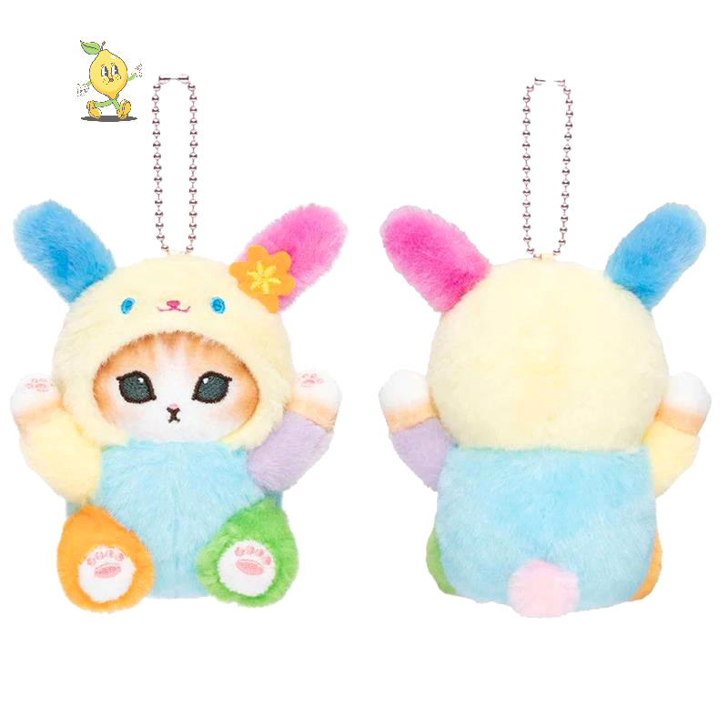 [mozh] การ์ตูน Sanrio Shark Cat ตุ๊กตาของเล่นตุ๊กตาน่ารัก Usahana นุ่มยัดไส้พวงกุญแจจี้หวานกระเป๋าเครื่องประดับอุปกรณ์เสริมของขวัญวันเกิด [TH]