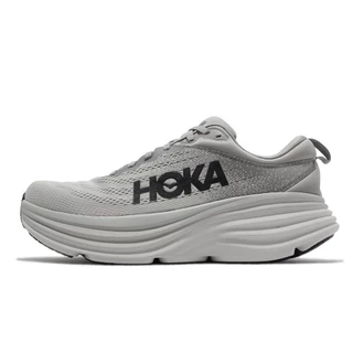 Hoka Jogging Shoes Bondi 8 4E Ultra Wide Last Grey สีดําสีขาวหนา soled Mens Road Running Sports