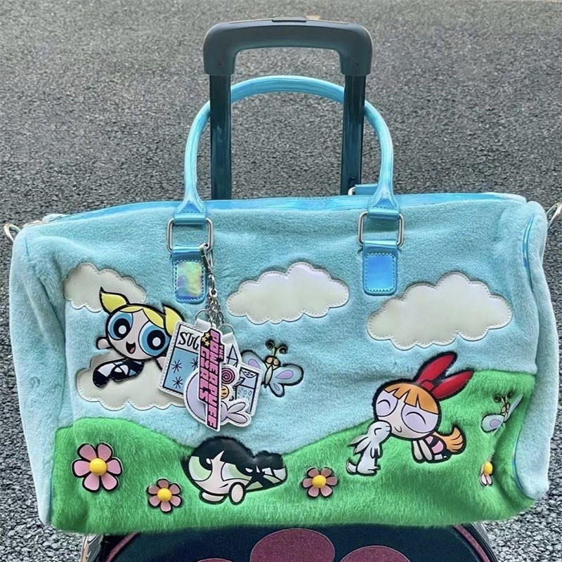 Amila The Powerpuff Girls Large Capacity Hand-Held กระเป๋าเดินทาง