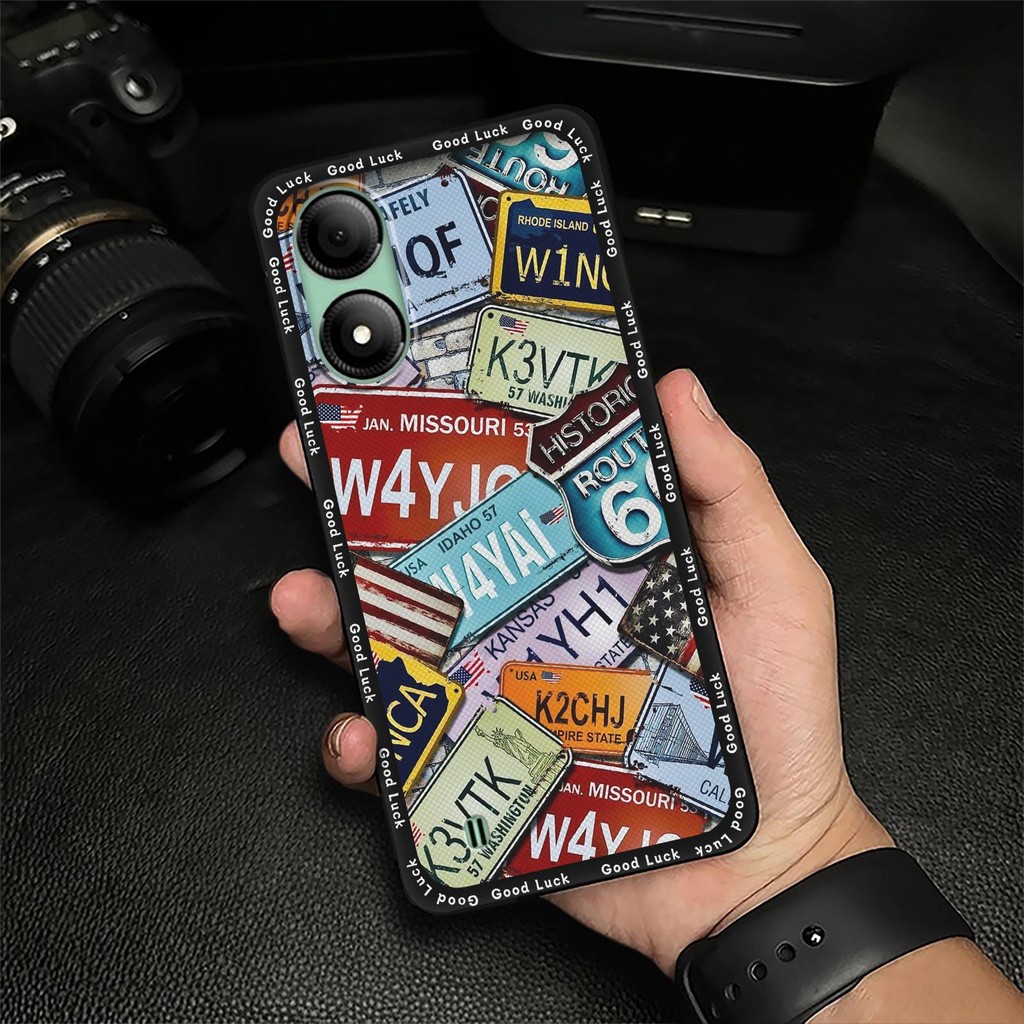TPU Cover Phone Case For ZTE Blade A33s Shockproof Cute Anti-dust protective Waterproof Fashion Design Back Cover Silicone