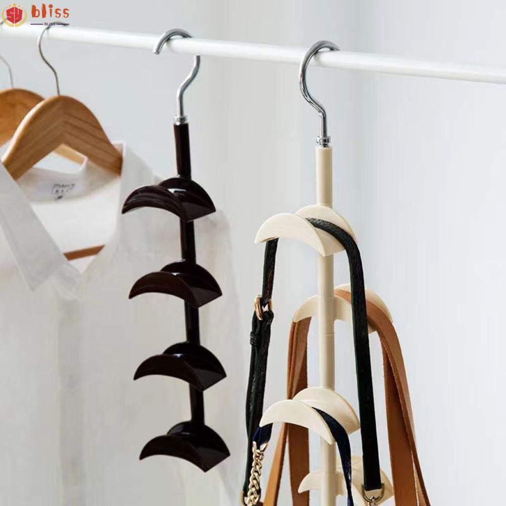 Blliss ที่เก็บกระเป๋า, ที่ใส่กระเป๋าประหยัดพื้นที่แบบแขวนตู้เสื้อผ้า, ขาตั้งจอแสดงผลหมุนได้ Home