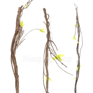 1 ชิ้น 90 ซม.ประดิษฐ์สาขาต้นไม้แห้งพลาสติก Vine Twig Home Wall Decor