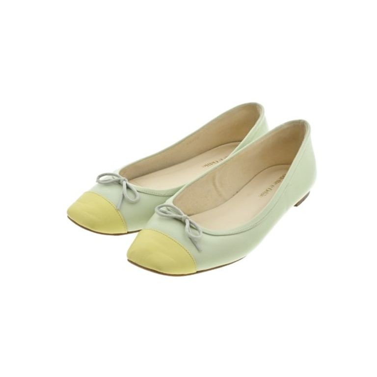 Odette e Odile LE M I Shoes Women yellow green 23.0cm Direct from Japan Secondhand