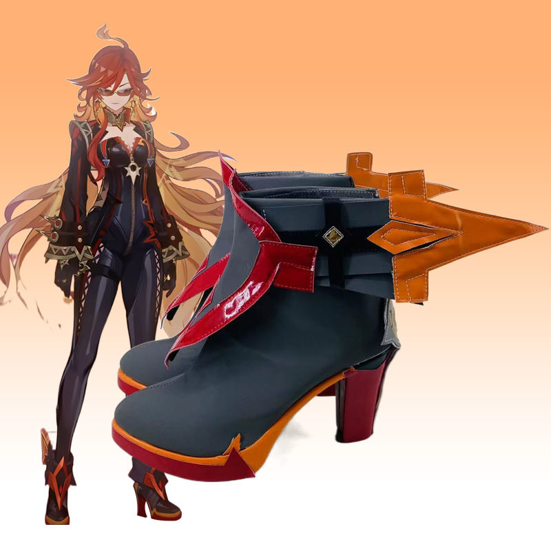 รองเท้าคอสเพลย์ Genshin Impact Vulcan Mavuika