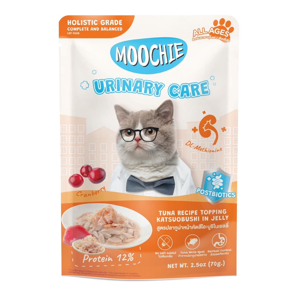 Moochie มูชี่ [6-12 ซอง] อาหารเปียกแมว สูตร Complete & Balanced ทำจากปลาเนื้อขาว ไม่เติมเกลือ ขนาด 70g - รูปที่ 6