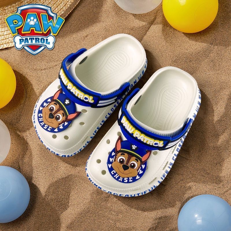 paw patrol รองเท้าแตะ พิมพ์ลายการ์ตูนทีม กันลื่น เหมาะกับใส่ในบ้าน ห้องน้ํา สําหรับเด็กผู้ชาย และผู้หญิง
