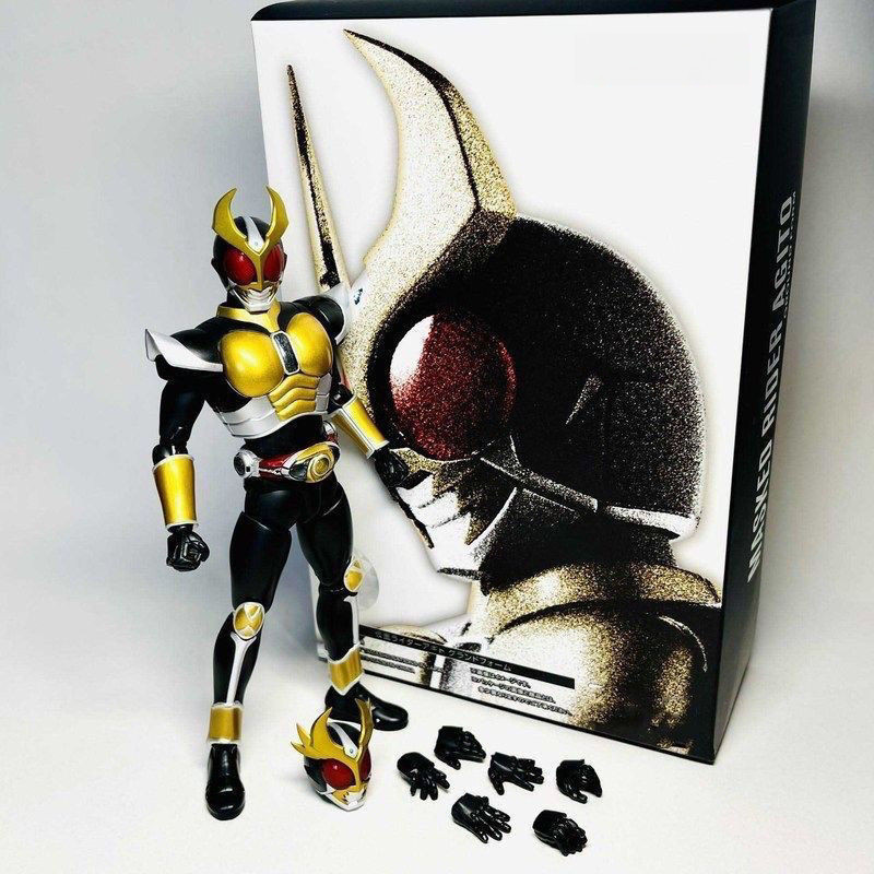 Shf Super Movable ko Bone Carving Kamen Rider agito Earth Form Figure ของเล ่ น