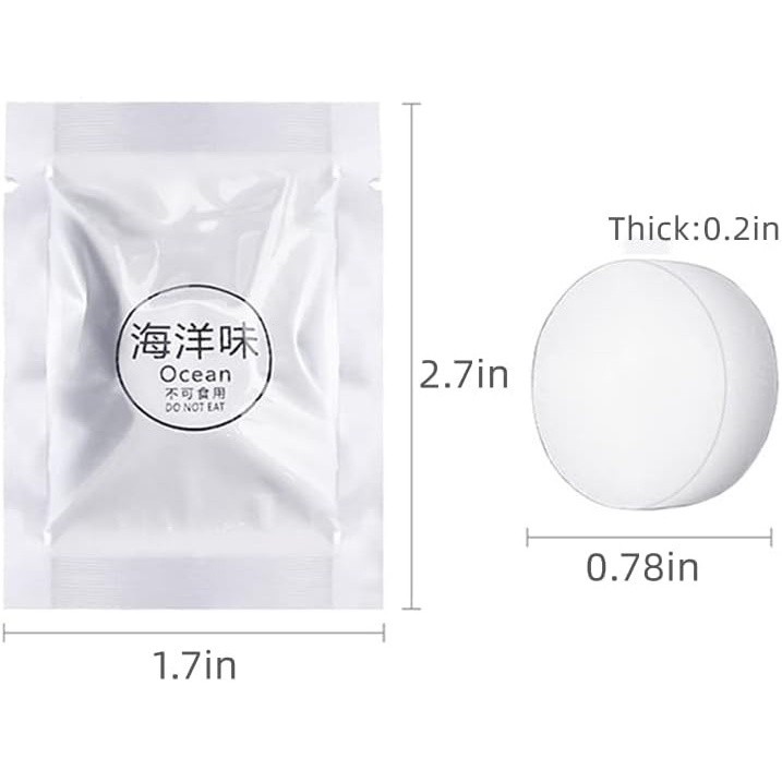 เม็ดน้ําหอมรถยนต์ 1 ชิ้น, กลิ่นหอมติดทนนาน, เม็ดน้ําหอมหลายรส - รูปที่ 4