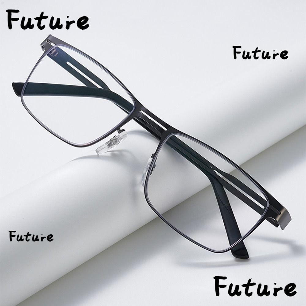 Future แว่นตาอ่านหนังสือ ป้องกันแสงสีฟ้า เบาพิเศษ ป้องกันสายตา ทรงสี่เหลี่ยม ใส่สบาย สําหรับผู้ชาย และผู้หญิง