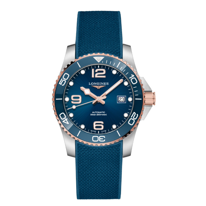 Longines Longines Longines Watch Comcas Diving Series นาฬิกายางกันน้ําเรืองแสง L3.781.3.98.9