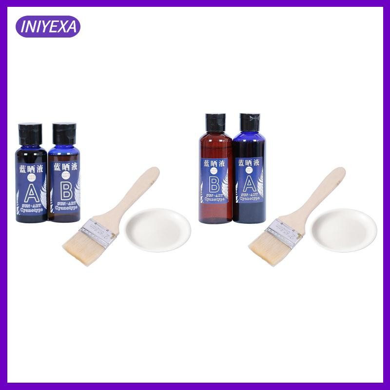 [Iniyexa] Cyanotype Set Potassium Ferricyanide Cyanotype Printing DIY Kit Material Pack