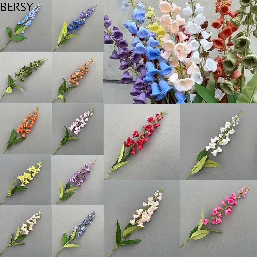 Besy Aeolian Bells Orchid,พลาสติกยืดหยุ่นกล้วยไม้ประดิษฐ์,ตกแต่งบ้านการจัดดอกไม้ดอกไม้Art Handmade Christmas