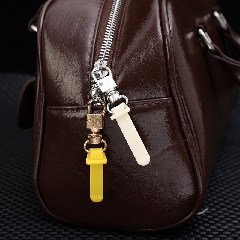 1/4 ชิ้นที่ถอดออกได้ซิปดึงเปลี่ยนซิป Puller Lever ล็อคสําหรับแจ็คเก็ตกระเป๋ากระเป๋าเดินทางโลหะหัวซิปซ่อม Ki