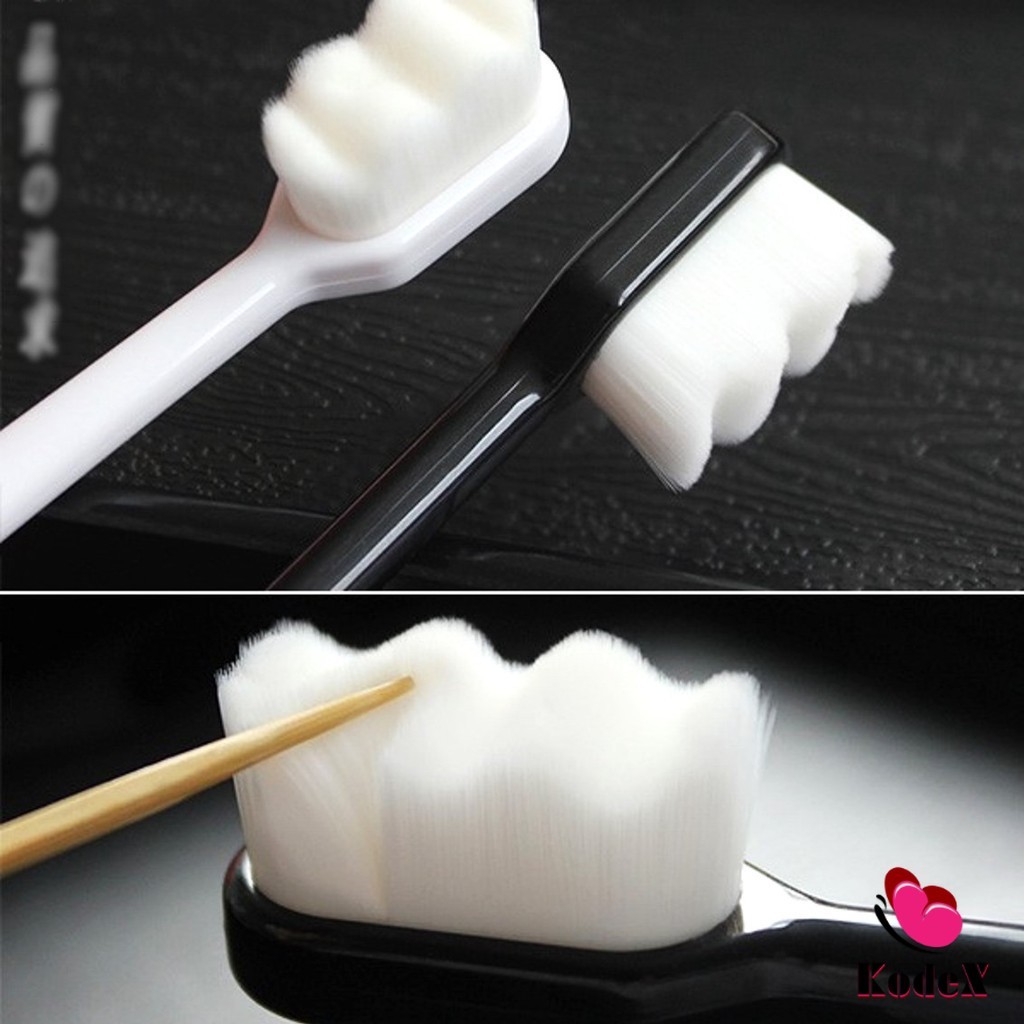 KDX ไม้แปรงสีฟันญี่ปุ่นเส้นใย 20,000 เส้นขนนุ่ม ไม้แปรงฟัน นุ่มดุจกำมะหยี่ Nano Toothbrushes