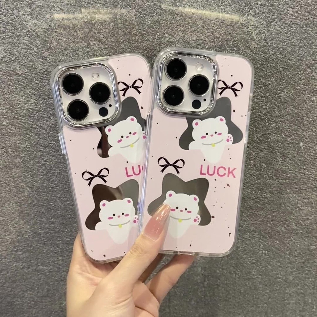 กระจกแต่งหน้านุ่มโปร่งใสกรณี Anti-Fall เคสโทรศัพท์สําหรับ iPhone 16 Promax 15 Promax 12 13 Mini 14plus 11 Pro Max X XS XR XS Max 7 8 plus Se2020
