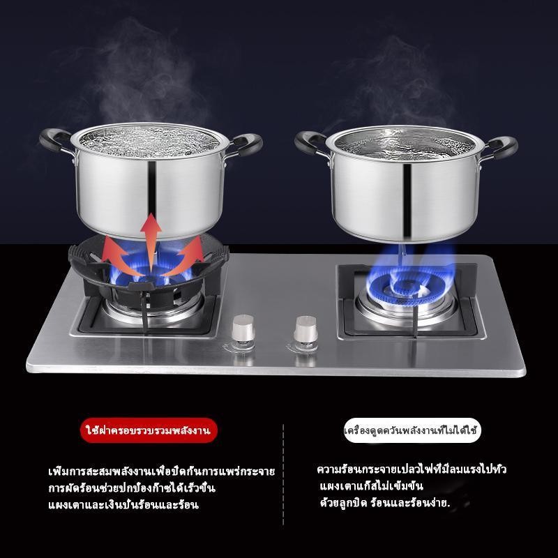 ที่ครอบเตาแก๊สและขาตั้งหม้อ เหล็ก แข็งแรง ทนทาน 1 กก จานรองหม้อ กันลม ร้อนเร็ว  ใช้ได้กับวางเตาชนิด 4/5ขา หนาพิเศษ - รูปที่ 4