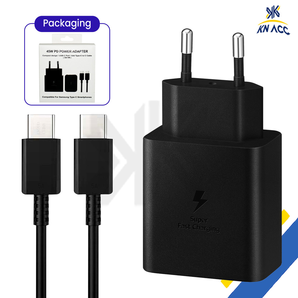 [KN ACC] CHARGER 45W T4510 USB TYPE C TO TYPE C SUPER FAST CHARGING 5A สําหรับ SAMSUNG A34 A54 A55 S