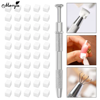 Monja Transfer ฟองน้ํา คลิปชุดปากกา Gradient Stamping โฟม Gripper เล็บฟองน้ํา เล็บออกแบบเครื่องมือ