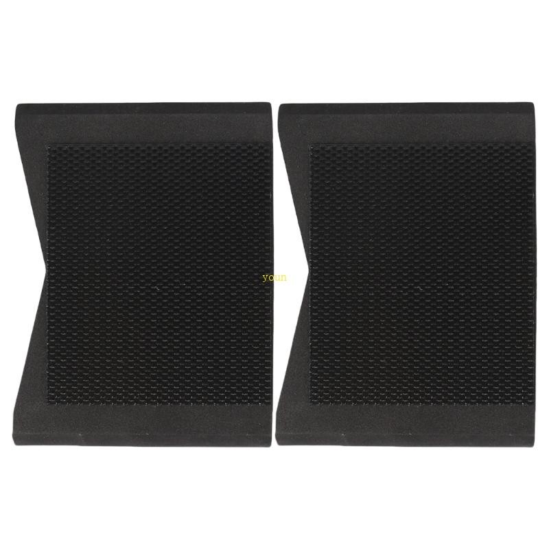 Youn 2 ชิ้นกลองบล็อกเหยียบ Anchors ระบบโฟม Double Kick Pedal Block สําหรับคีย์บอร์ดเหยียบไฟฟ้า Bass กลองเหยียบ Part