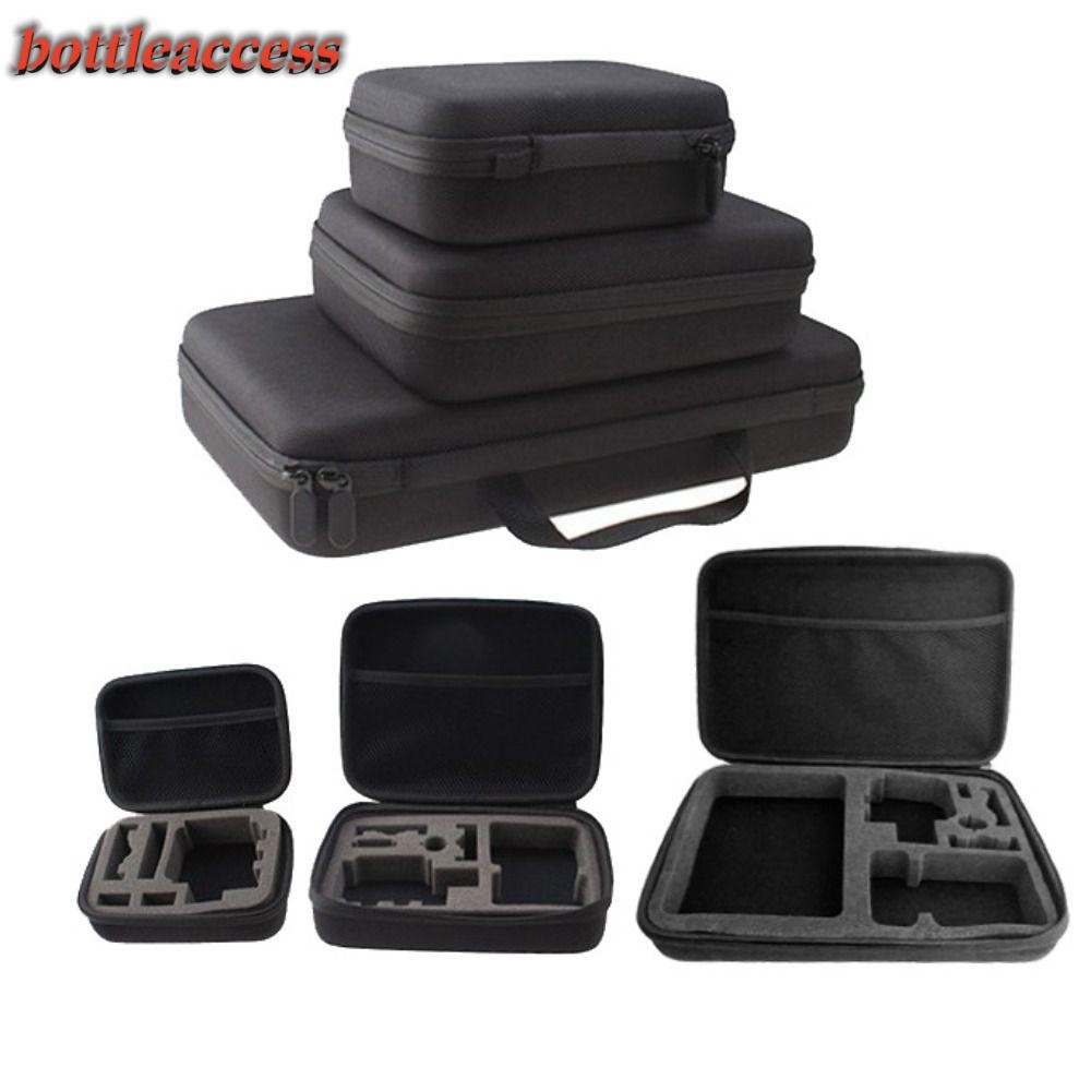 Bottleaccess กระเป๋าเก็บกล้อง, โฟมด้านใน EVA Carry, กล่องกล้องแอคชั่นแคมเมรากันกระแทกสีดําทนทานสําหรับ Hero 8/7/5 อุปกรณ์เสริมสําหรับกล้อง