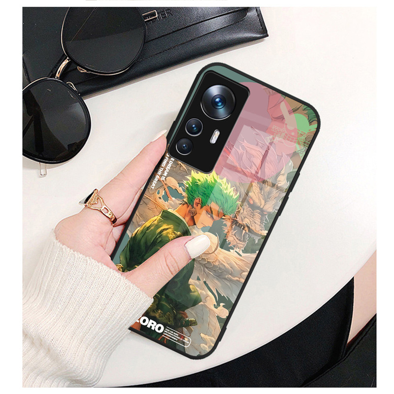 เคสกระจก Xiaomi mi 12T 5g / mi 12T pro 5g เคสกระจกนิรภัยฮาร์ดฝาหลังขอบซิลิคอนอ่อน ราคา ถูกที่สุด ดีลบีเคเค แกลเลอรีภาพที่ 3