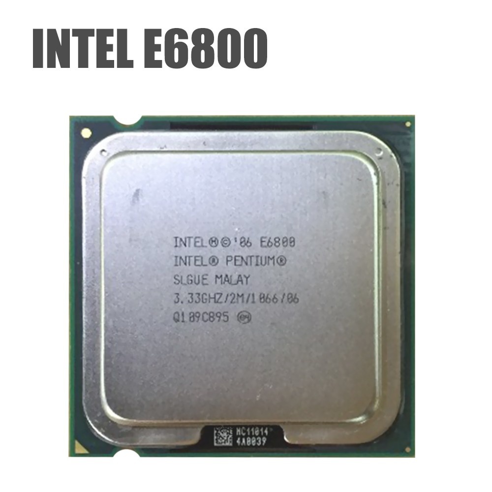 Intel Pentium dual-core E6800 3.33 GHz dual-core E6300 E6400 E6500 E6500K E6600E6700 E6800 โปรเซสเซอ