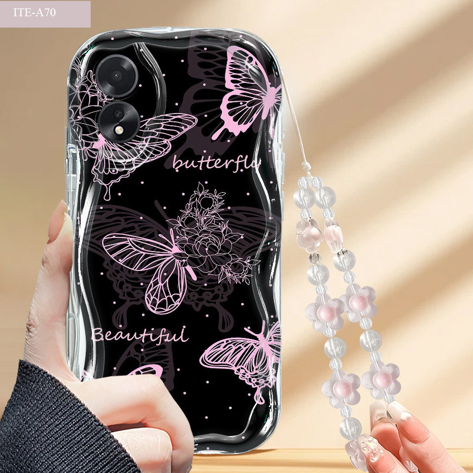 Itel A90 A50 A80 P65 A70 P55 RS4 S23 Tecno Pova 5 6 7 Spark 20 20C Go 1 2 Pro 5Gสําหรับแฟชั่นครีมเคส