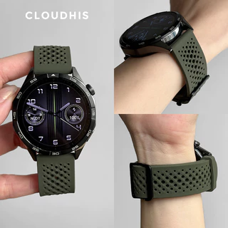 สายรัดข้อมือซิลิโคนขนาด 22 มม. เหมาะสําหรับ Huawei Smart Watch gt6/gt5/gt4/GT6pro/gt3 กีฬา Breathable 20 มม.สายนาฬิกา5/4pro
