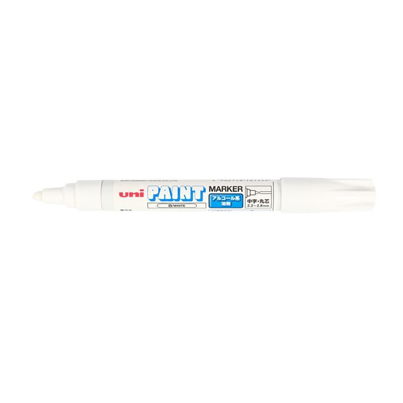 Uni ปากกาเพ้นท์ 2.2-2.8 มม. ขาว PXA-200