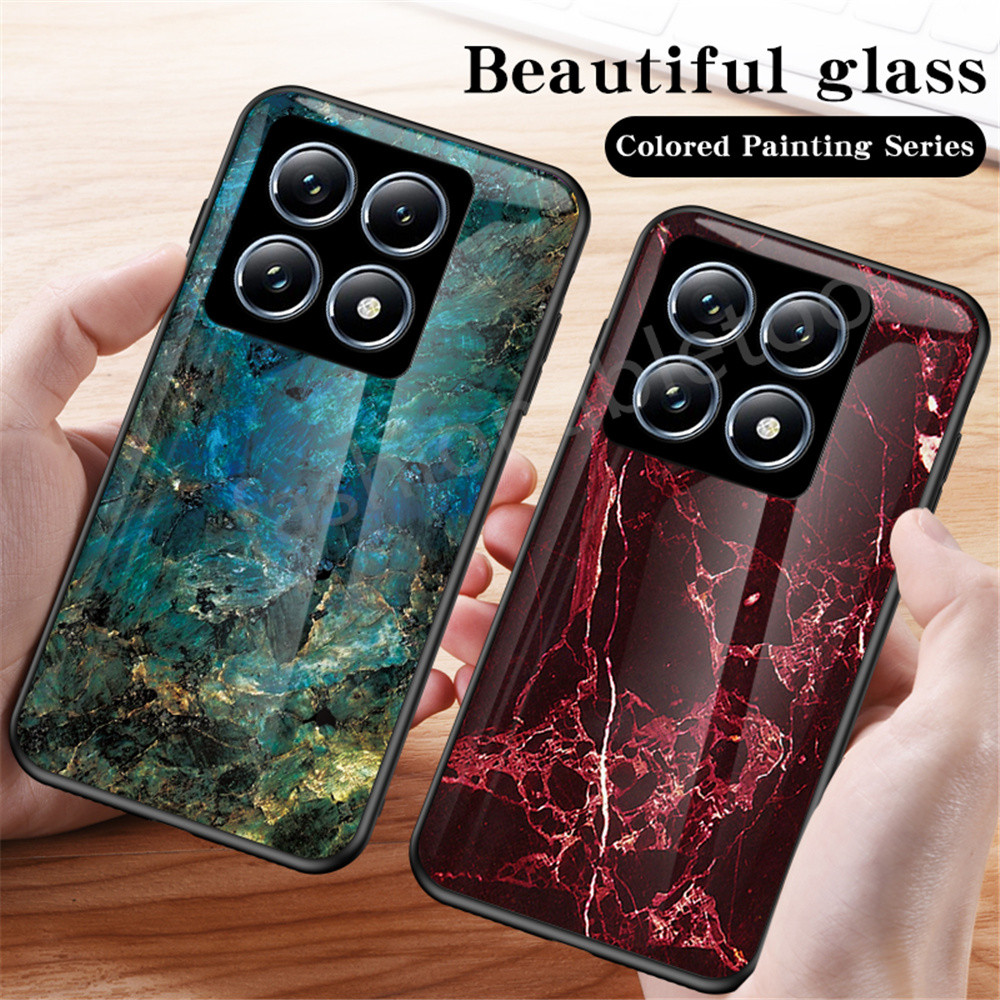 สําหรับxiaomi 14T pro 14tpro 14 Ultra 14ultra 14pro 1 4 Xiaomi14T pro Xiaomi14Tpro Xiaomi14Ultraกระจกนิรภัยเคสโทรศัพท์แฟชั่นSoft TPU Edgeกันกระแทกฮาร์ดปกหลัง