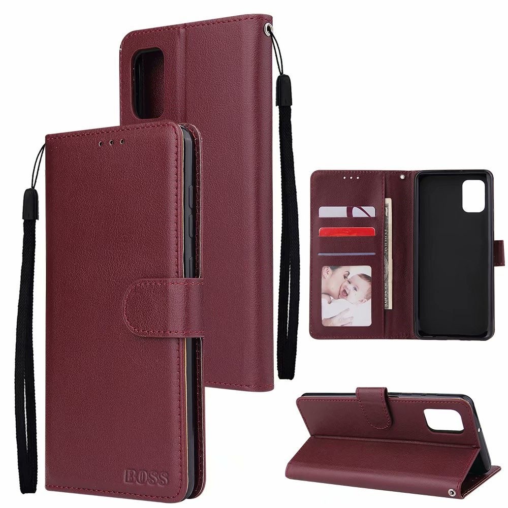เคสฝาพับ แถมสาย SAMSUNG A04/A04S/A53 5G/A13 4G/A23/A33 5G/S21FE/A73/A9PRO/C9PRO ล็อคได้ เคสกันกระแทก เคสมีแม่เหล็ก BOSS