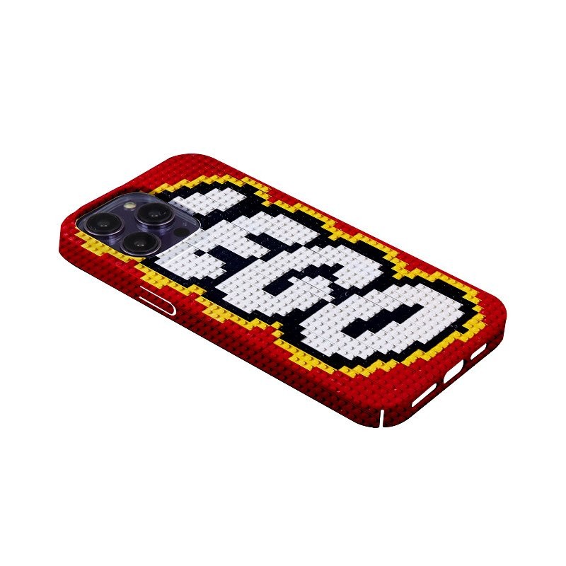 Creative LEGO Building Blocks สำหรับ IPhone16 15 14 13 12 11 PRO MAX x XR XS สูงสุด8 7 6S PLUS SE 2020ฟิล์มรูขนาดใหญ่ All-Inclusive เคสป้องกันกล้องฝาครอบป้องกัน P