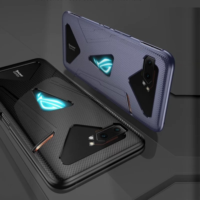 ASUS ROG PHONE 2 ROG 2 SOFT TPU SLIM CARBON SHOCKPROOF CASE