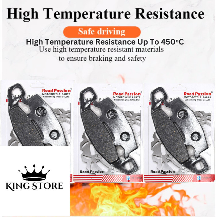 ผ้าเบรค Kawasaki GPX600R ZX600 GPX750R ZX750 ZR750 Zeph ZX1000 ZX10