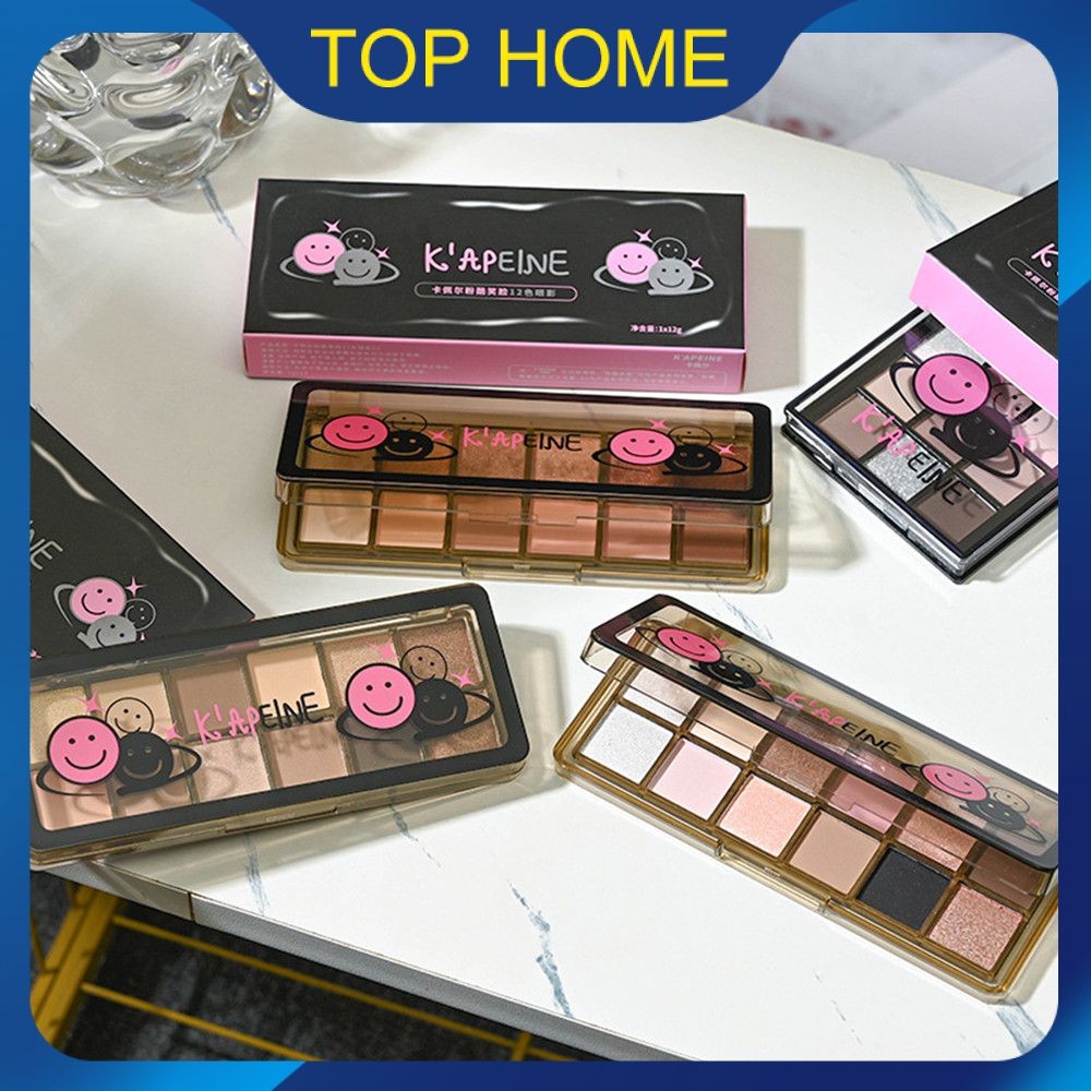 K'APEINE Matte Eyeshadow Palette Earth Colors Eyeshadow Even Coloring 12-color Eyeshadow Palette Mat