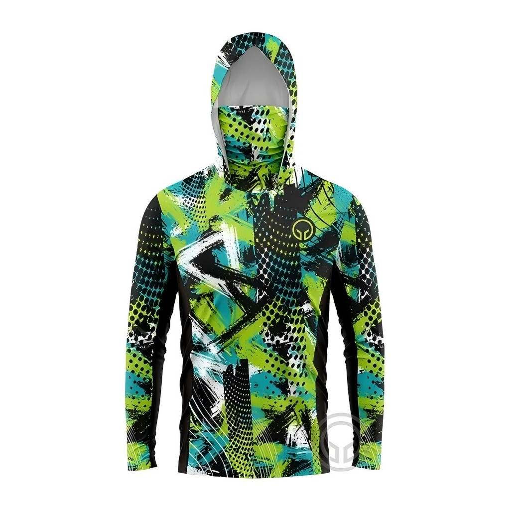 Hooded แขนยาวประสิทธิภาพเสื้อตกปลา Jersey สําหรับตกปลา UV Hoodies เสื้อผ้า Tops