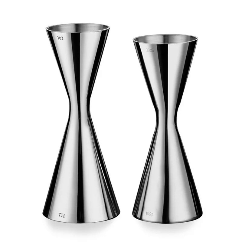 Cocktail Jigger Stainless Steel Measure Cup Double Head Bar Party Wine Cocktail Shaker Jigger for Ba
