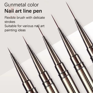 [maybeauty] 1 ชิ้นเล็บแปรงเล็บ French Nail Liner ปากกา 10/12/23 มิลลิเมตร Ultra-fine Long Wire Drawing Paing เล็บเครื่องมือ {TH}