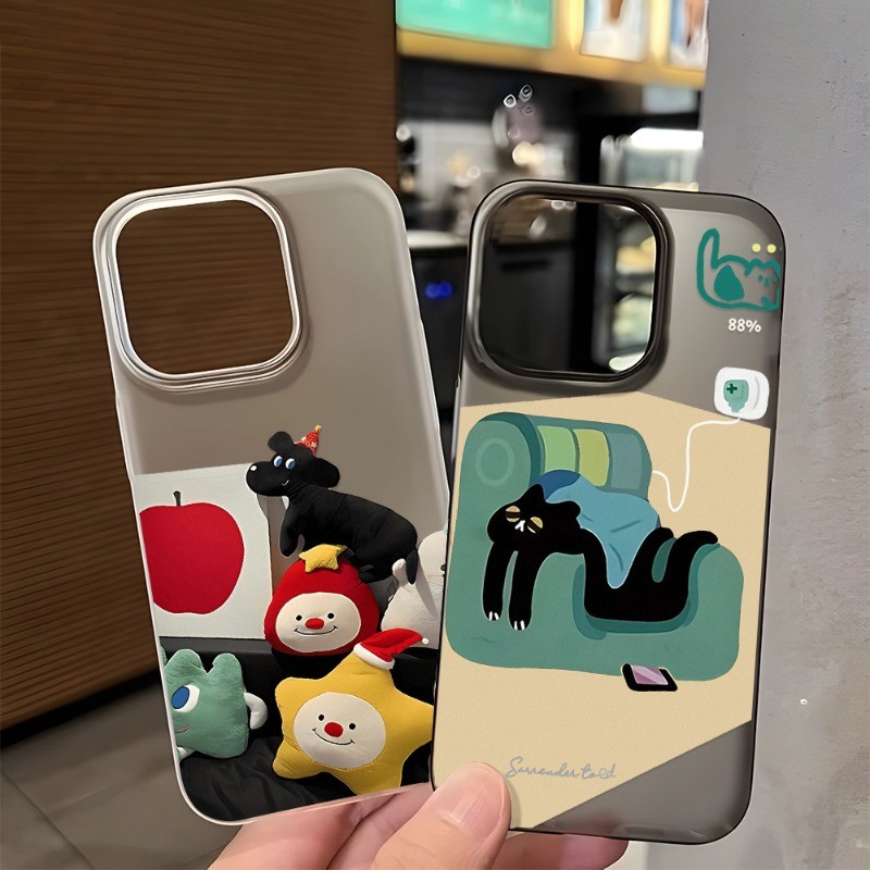 TPU เคสไอโฟน For iPhone 16 13 11 15 Pro Max 11 Pro 15 Plus 12 14 15 Pro Max เคสโทรศัพท์มือถือแบบนิ่มใส Frosted